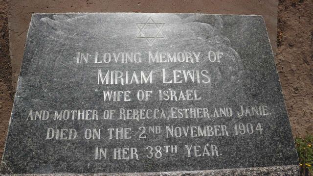 LEWIS Miriam -1904