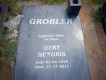 GROBLER Gert Hendrik 1945-2011 & Elsie Cornelia 1946-2019