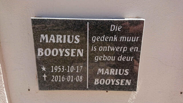 BOOYSEN Marius 1953-2016