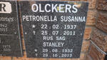 OLKERS Stanley 1932-2013 & Petronella Susanna 1937-2011
