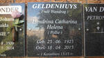 GELDENHUYS Hendrina Catharina Helena nee WANDRAG 1923-2015