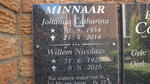 MINNAAR Willem Nicolaas 1928-2016 & Johanna Catharina 1934-2014