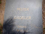 GROBLER Hester 1933-1984