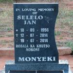 MONYEKI Selelo Jan 1956-2014