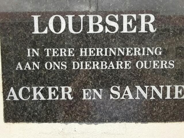 LOUBSER Acker & Sannie
