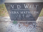 WALT Abram Jakobus, v.d. 1920-1977 & Vera Mathilda 1925-2009