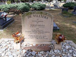 VILLIERS Marais Melius, de 1925-2012 & Eileen Freda Wilhelmina 1923-2014