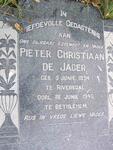 JAGER Pieter Christiaan, de 1854-1940