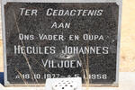 VILJOEN Hecules Johannes 1877-1958