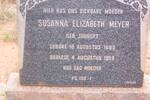 MEYER Susanna Elizabeth nee JOUBERT 1883-1958