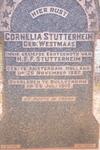 STUTTERHEIM Cornelia nee WESTMAAS 1882-1919