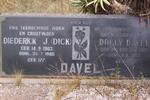 DAVEL Diederick J. 1903-1985 & Dolly AHLERS 1907-1980