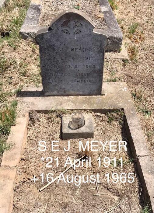 MEYER S.E.J. 1911-1965