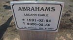 ABRAHAMS Lucann Emile 1991-2020