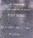 BOSMAN Renier 1894-1984
