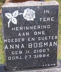 BOSMAN Anna 1907-1984