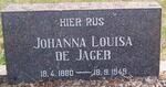 JAGER Johanna Louisa, de 1880-1949