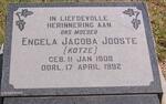 JOOSTE Engela Jacoba nee KOTZE 1908-1992