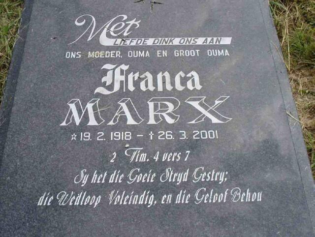 MARX Franca 1918-2001