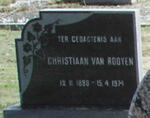 ROOYEN Christiaan, van 1898-1974