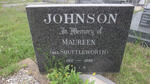 JOHNSON Maureen nee SHUTTLEWORTH 1912-1995