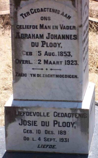 PLOOY Abraham Johannes, du 1853-1923