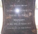 RICHE Georgina Henrietta Guest, le nee HARDING 1885-1972