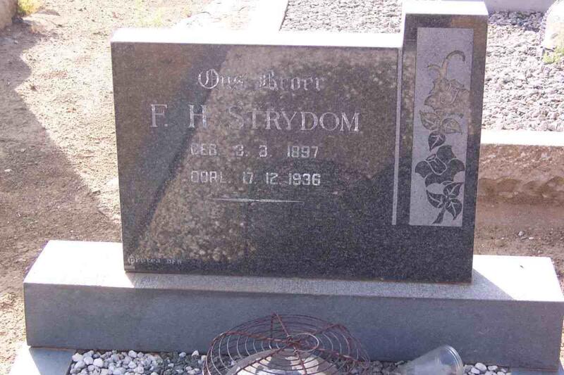 STRYDOM F.H. 1897-1936