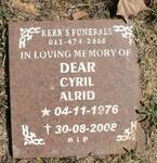 DEAR Cyril Alrid 1976-2008