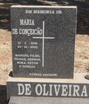 OLIVEIRA Mario De Conceicao, de 1942-2002
