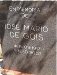 GOIS Jose Mario, de 1917-2007