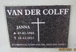 COLFF Janna, van der 1960-2017
