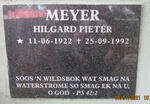 MEYER Hilgard Pieter 1922-1992