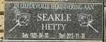 SEARLE Hetty 1925-2013