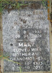 BIJL Roy Adrian, van der 1938-2004 & Mary 1943-2012