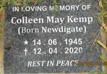 KEMP Colleen May nee NEWDIGATE 1945-2020