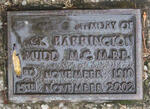 MUDD Jack Barrington 1910-2002
