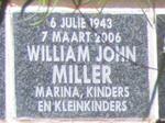 MILLER William John 1943-2006