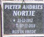 NORTJE Pieter Andries 1952-2016