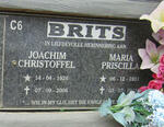 BRITS Joachim Christoffel 1926-2006 & Maria Priscilla 1931-2013