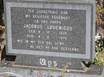 UYS Jacobus Lodewicus 1920-1979