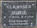 CLAASSEN Marlié 1975-2016
