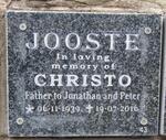 JOOSTE Christo 1939-2016