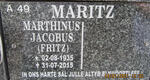 MARITZ Marthinus Jacobus 1935-2015
