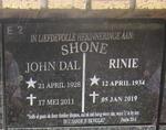 SHONE John Dal 1928-2011 & Rinie 1934-2019