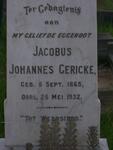 GERICKE Jacobus Johannes 1865-1932