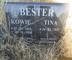 BESTER Kowie 1929-2006 & Tina 1937-