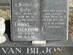 BILJON Ernst Hendrik, van 1912-1987