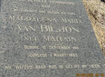 BILJON Magdalena Maria, van nee MARAIS 1915-1983