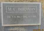 BORNMAN M. C. 1915-1968